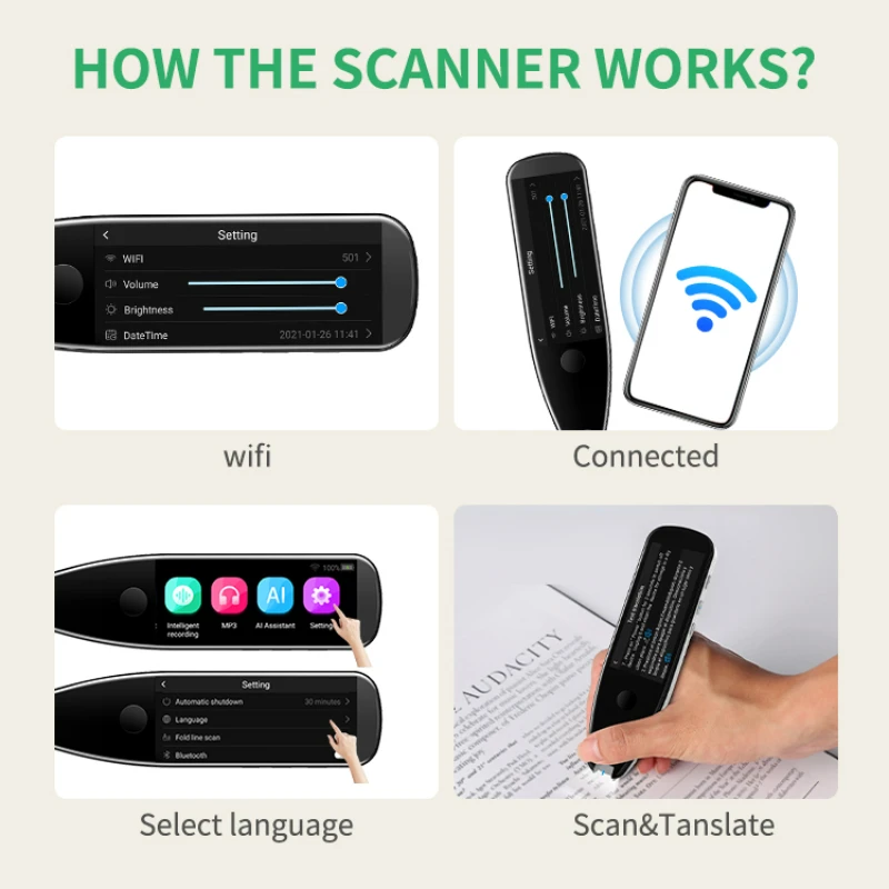 Intelligent English Offline Translation Scanning Pen YS03