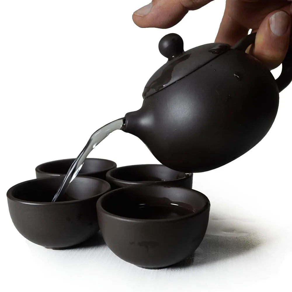 200ml China Yixing Teapot Clay Teapot Purple Clay Kettle for Puer Oolong Green Tea Chinese Handmade Zisha Kungfu Tea Pot