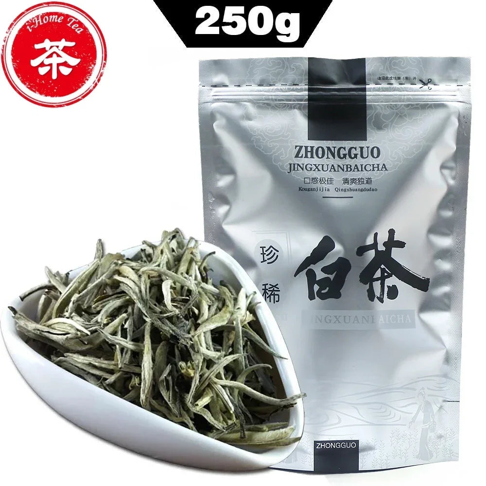 300g/350g Chinese XingJun Lao Bai Cha Zipper Bags Fuding White Tea Cake Recyclable Sealing Packing Gift Bag Dropshipping