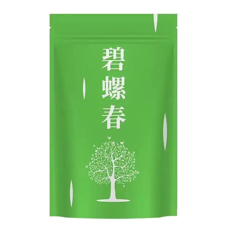 Window Self Sealing Stand Up Bag Longjing Tea Set Zipper Bags Green Chinese Tea Recyclable Sealing No Gift Packaging S,M.L Size