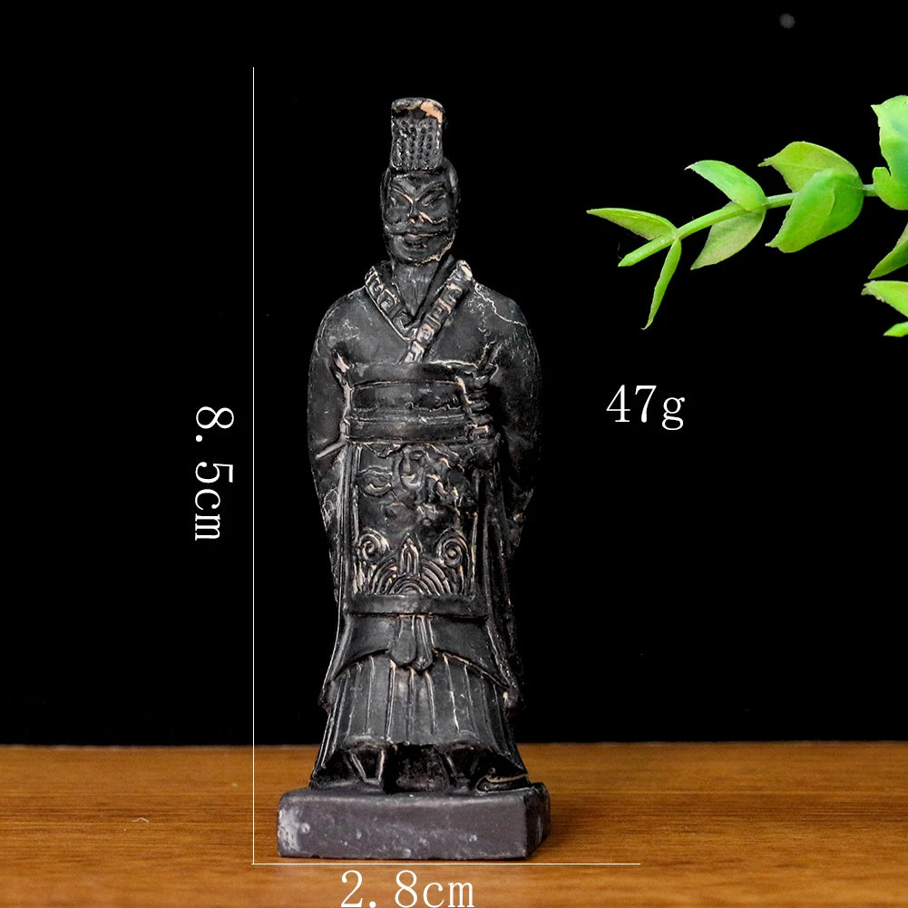 Chinese Antique Terracotta Army Soldier Sculpture Sand Table Archaeological Qin Dynasty Warriors Model Handicraft Gift Souvenir