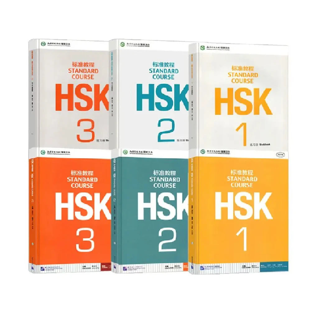 HSK Books Standard Course Workbooks And Textbooks Two Books Per Set Learn Chinese Pinyin Book