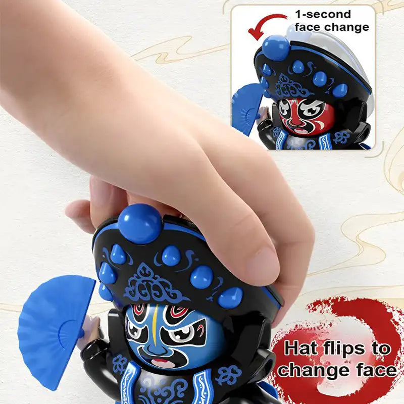 Sichuan Opera Face Changing Doll Ornament Szechuan Peking Opera Mask Doll Home Decor Chinese Style Face Changing Toy Gifts