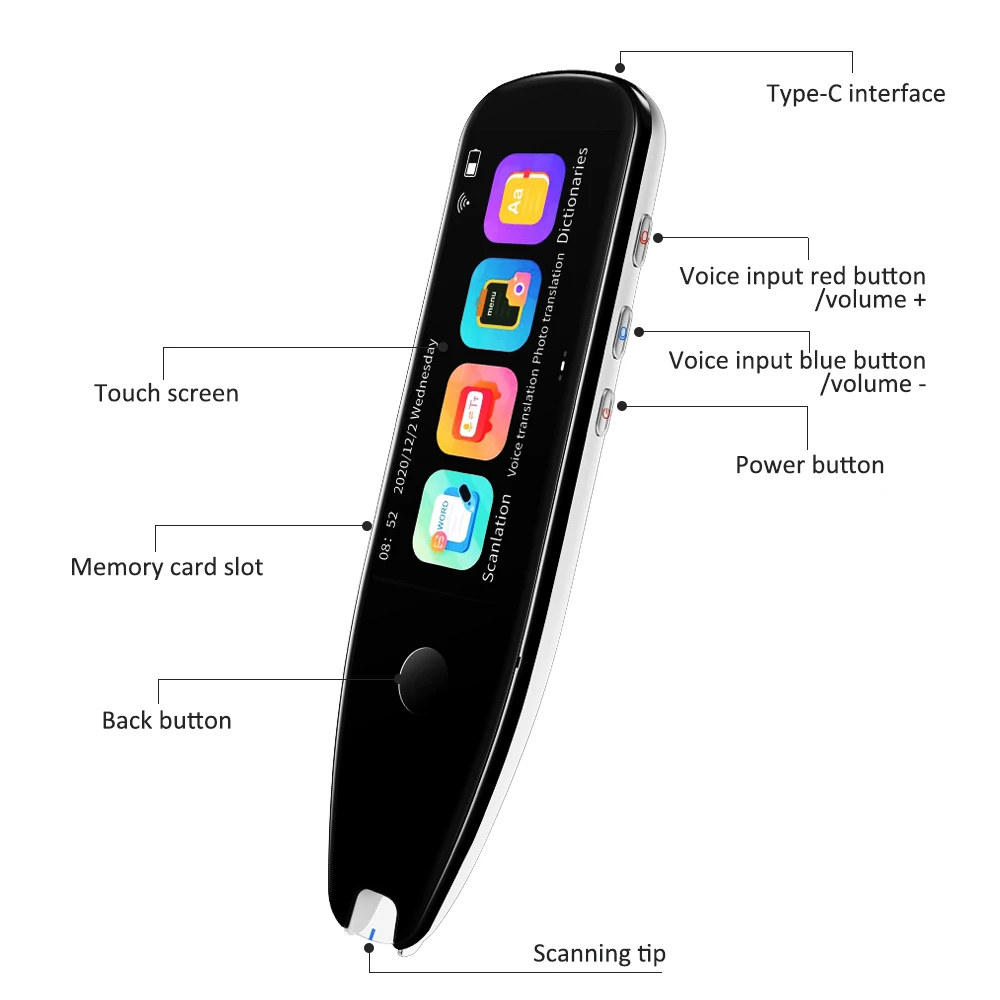 Intelligent English Offline Translation Scanning Pen YS03