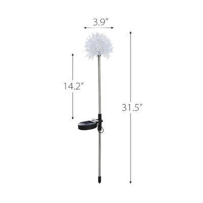 Dandelion Garden Lights (2 PCS) - Solar Powered - Warm Light - Colorful Light