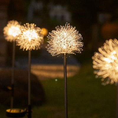 Dandelion Garden Lights (2 PCS) - Solar Powered - Warm Light - Colorful Light