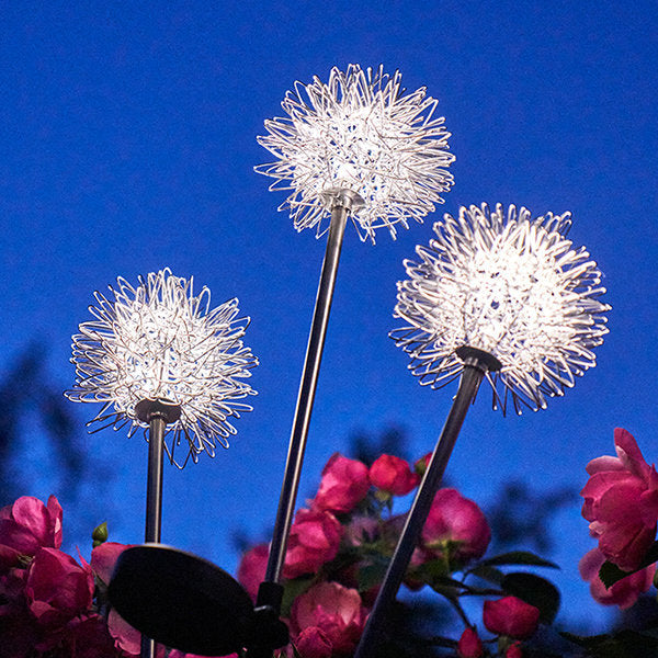 Dandelion Garden Lights (2 PCS) - Solar Powered - Warm Light - Colorful Light