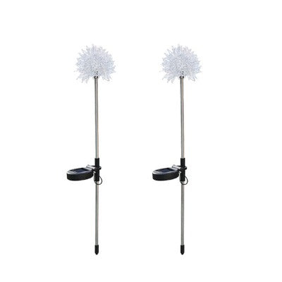 Dandelion Garden Lights (2 PCS) - Solar Powered - Warm Light - Colorful Light